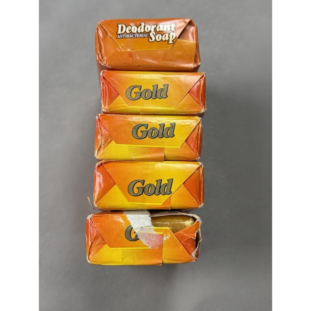 New 4 bars Palmolive GOLD Deodorant Soap Discontinued & 1 Walgreens